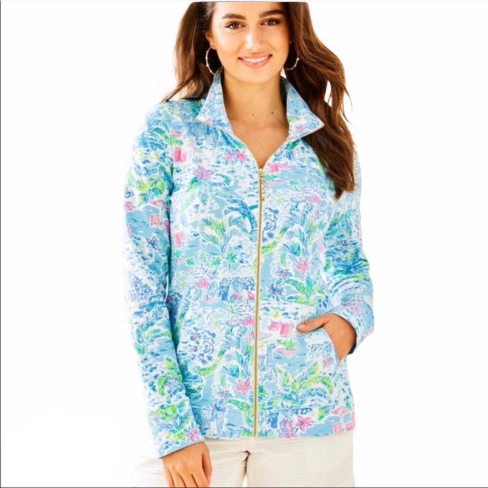 Lilly Pulitzer Betsey Zip Up Jacket